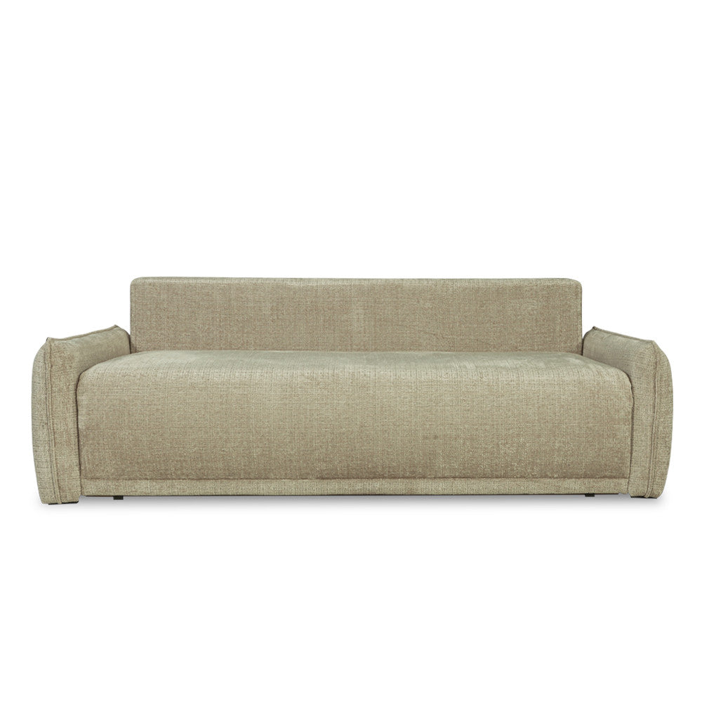 Canapea Extensibila Vida, 3 Locuri, Lada Depozitare, Bej, 225 Cm