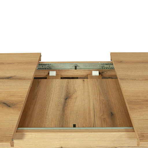 Set masa extensibila Novo cu 4 Scaune Julie, Natur, 120/160 x 76 x 78 cm