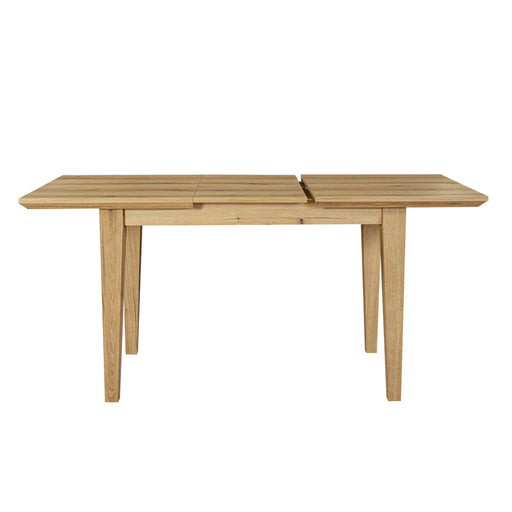 Set masa extensibila Novo cu 4 Scaune Julie, Natur, 120/160 x 76 x 78 cm
