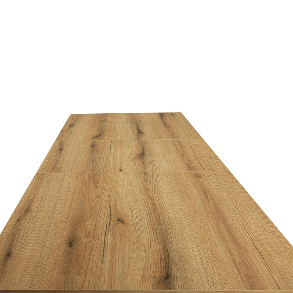 Set masa extensibila Novo cu 4 Scaune Julie, Natur, 120/160 x 76 x 78 cm