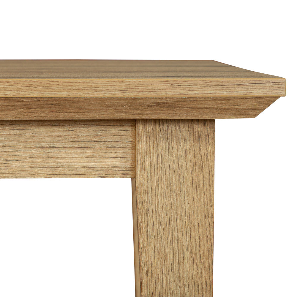 Set masa extensibila Novo cu 4 Scaune Julie, Natur, 140/180 x 76 x 78 cm