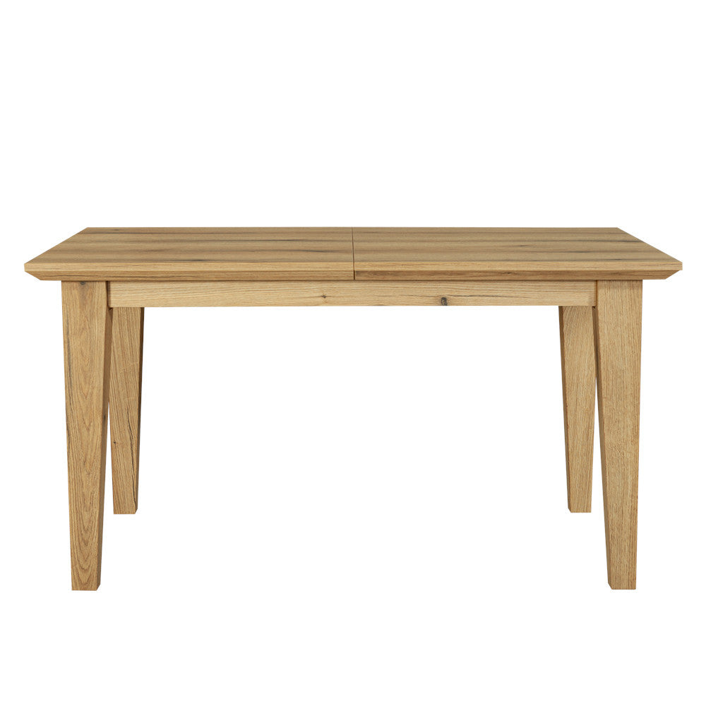 Set masa extensibila Novo cu 4 Scaune Jones, Natur, 140/180 x 76 x 78 cm