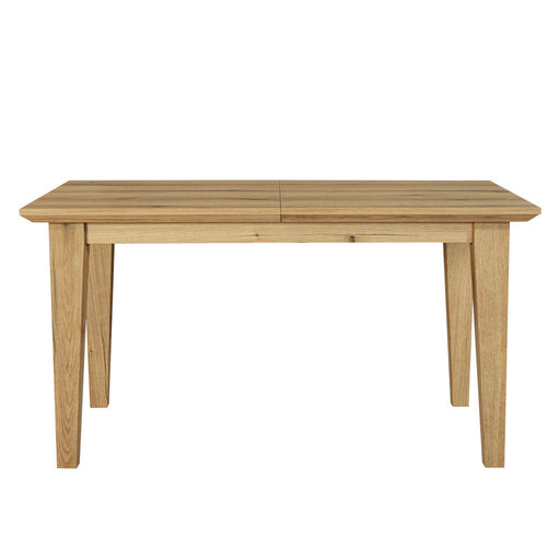 Set masa extensibila Novo cu 4 Scaune Jones, Natur, 140/180 x 76 x 78 cm