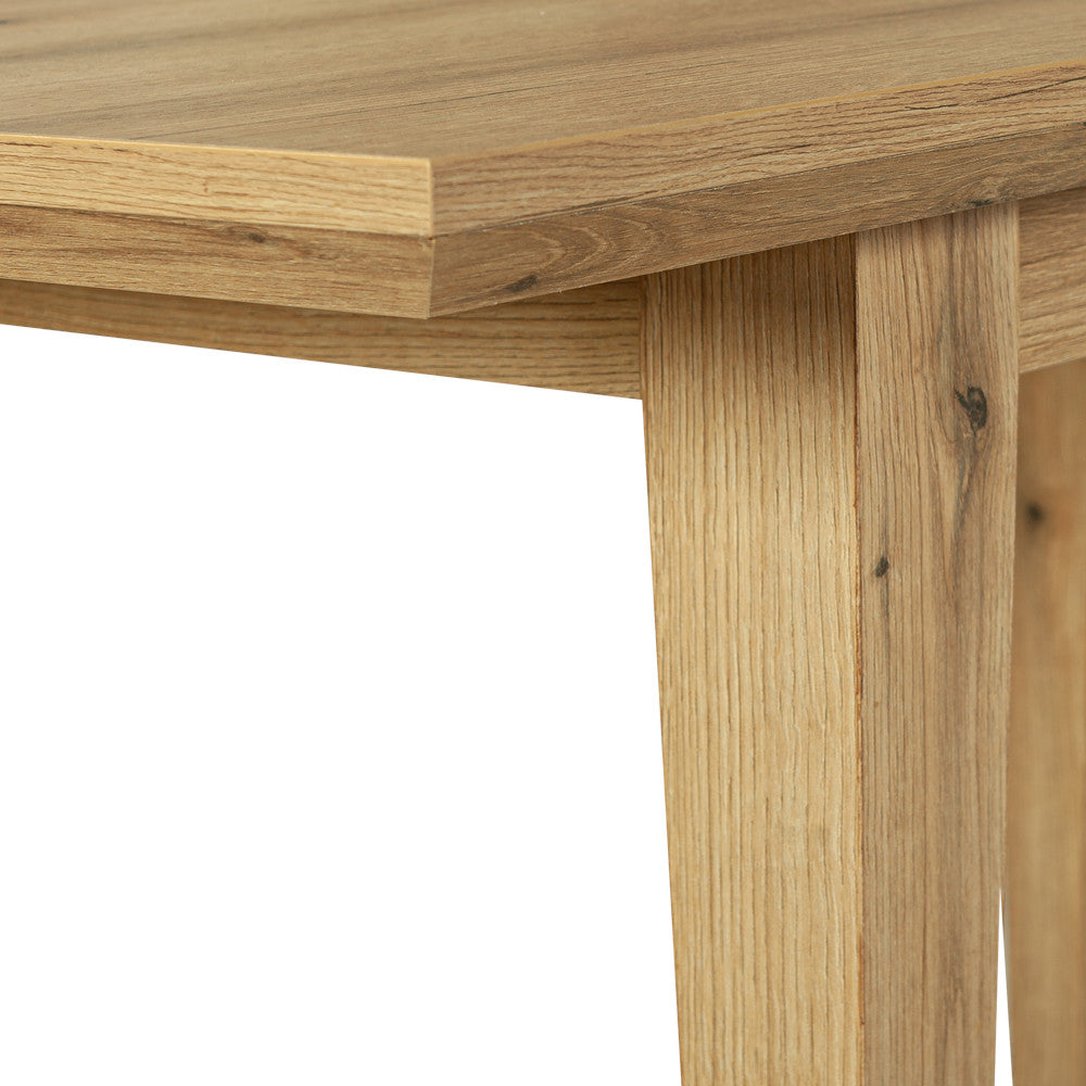 Set masa extensibila Novo cu 4 Scaune Jones, Natur, 140/180 x 76 x 78 cm