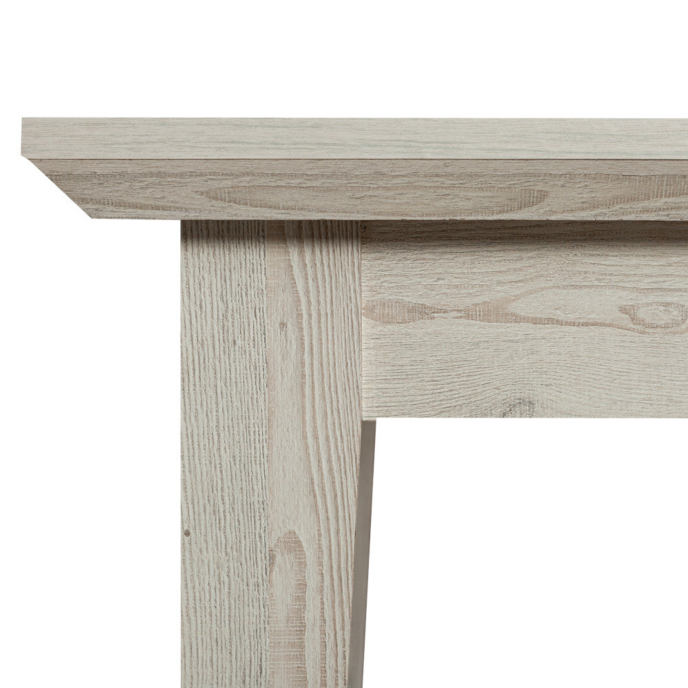 Set masa extensibila Novo Loft cu 4 Scaune Jones, Gri, 140/180 x 76 x 78 cm