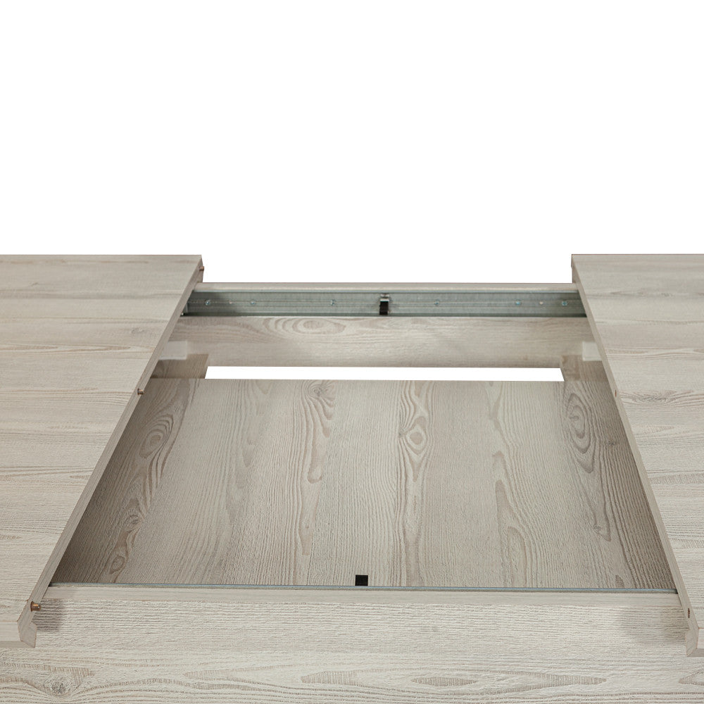 Set masa extensibila Novo Loft cu 4 Scaune Jones, Gri, 140/180 x 76 x 78 cm