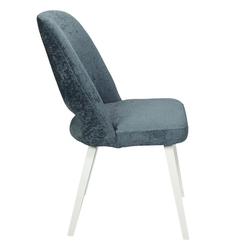 Scaun Jones Albastru Si Alb 50 Cm