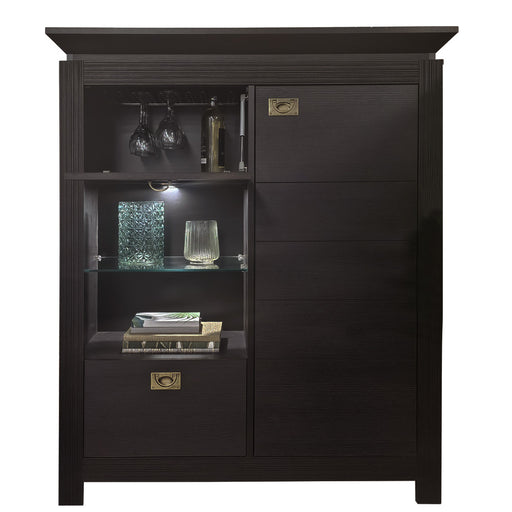 Comoda Bar Living Saigon Cantori Cu 2 Usi Si 1 Sertar, 118 Cm