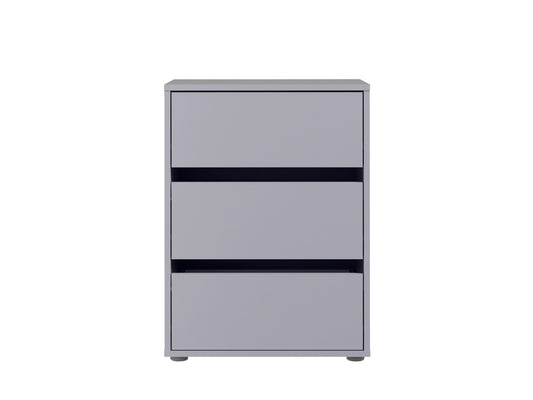 Comoda Interior Dulap Blanche, Gri, 51 Cm