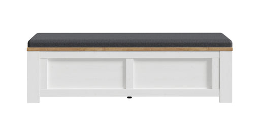 Bancheta Cu Sezut Tapitat Blanche, 135 Cm