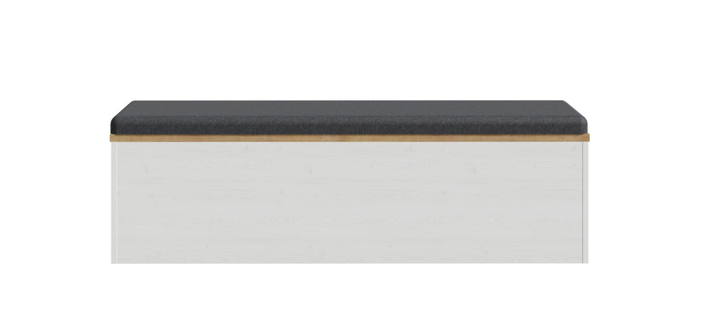 Bancheta Cu Sezut Tapitat Blanche, 135 Cm