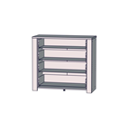 Comoda Blanche Cu 4 Sertare, Stejar Riviera Si Zada Deschis, 101.4 Cm