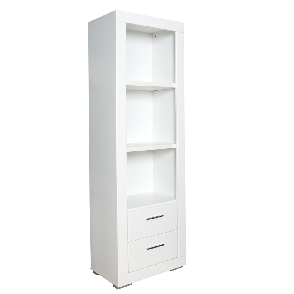 Etajeră Cu 2 Sertare Snow, Alb, 61.3 Cm