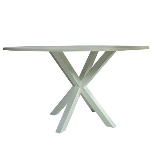 Masa Rotunda Fenix Spider, Gri Loft Si Alb, 130 x 130 x 77.8 Cm