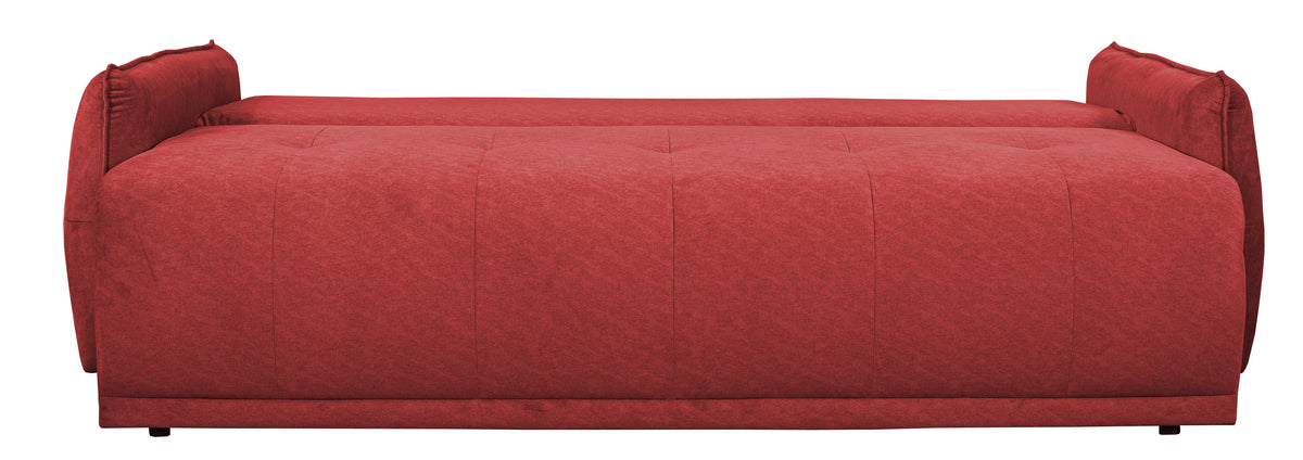Canapea Extensibila Jojo, Lada Depozitare, Rosu, 222 Cm