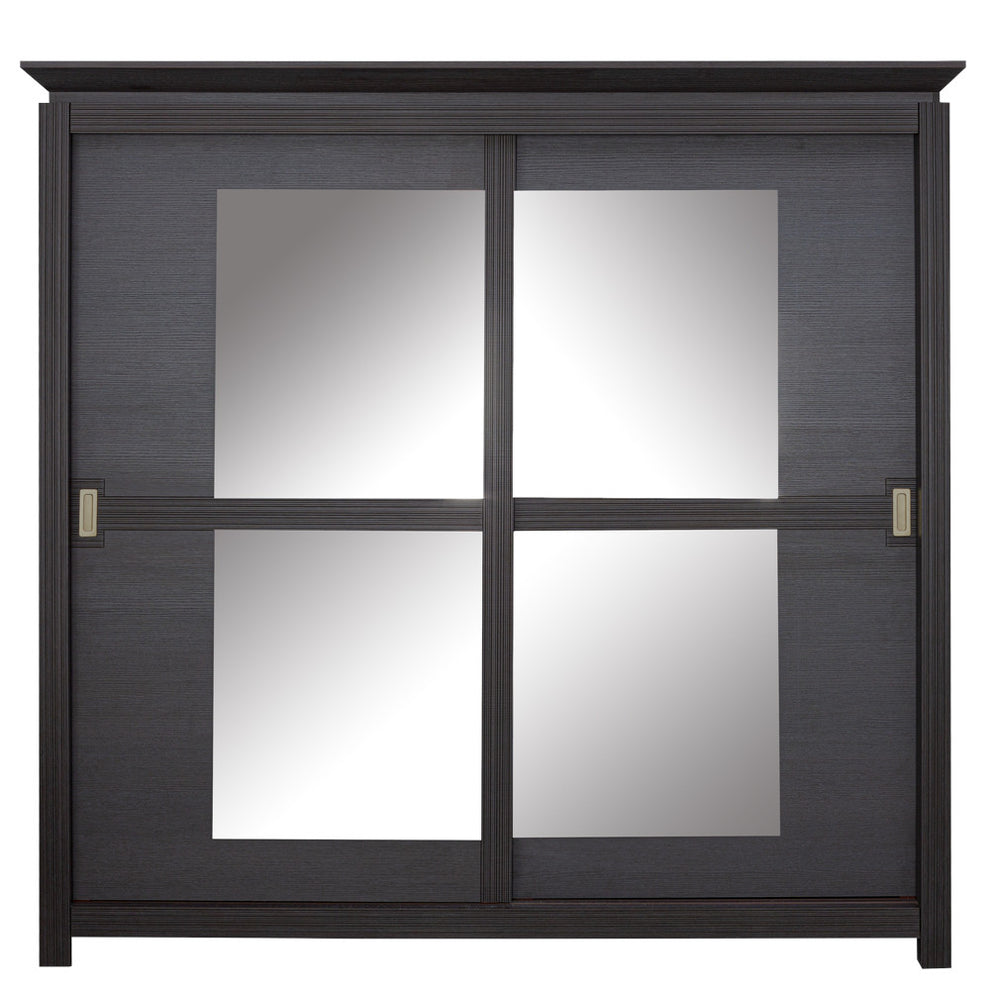 Set Dormitor Saigon Cantori, Pat Cu Dimensiune Saltea 180 X 200, Dulap De 210 Cm, 2 Noptiere