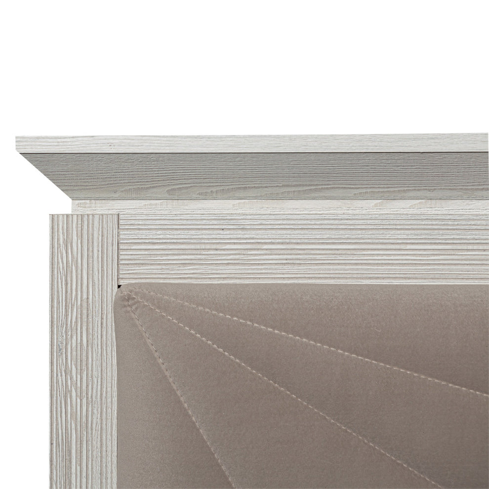 Set Dormitor Casablanca Loft, Pat Cu Dimensiune Saltea 180 X 200, Dulap De 210 Cm, 2 Noptiere