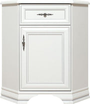Comoda 1 usa Si 1Sertar Kenza, Alb, 54.5 Cm