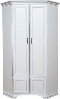 Dulap De Colt Cu 2 Usi Kenza Alb, 97.5 Cm