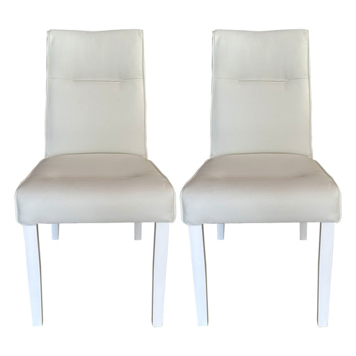 Set 2 Scaune Fiona, Alb, 46.5 x 64 x 91 Cm