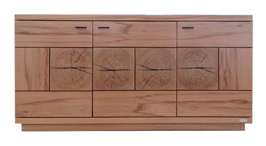 Bufet Cu 3 Usi Dakota, Furniruit, Natur 170 Cm-Resigilat