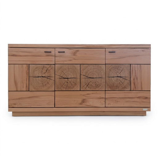Bufet Cu 3 Usi Dakota, Furniruit, Natur 170 Cm-Resigilat