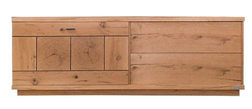Bufet Cu 2 Usi Si 2 Sertare Tulia, Furniruit Natur 163 Cm-Resigilat