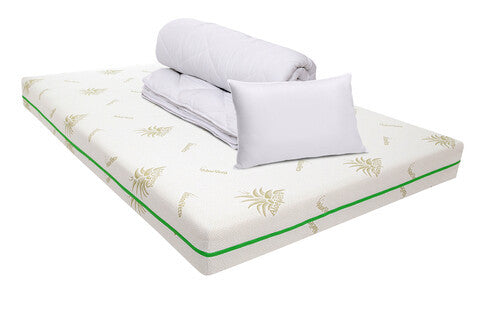Pachet Confort Aloe Vera, Saltea Cu Pilota Si Perne, 180 X 200 cm