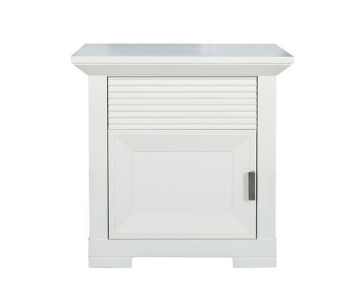 Set Dormitor Verona Bianco Cu Pat Tapitat, Dimensiune saltea 160 X 200 Cm, 2 Noptiere Si Dulap