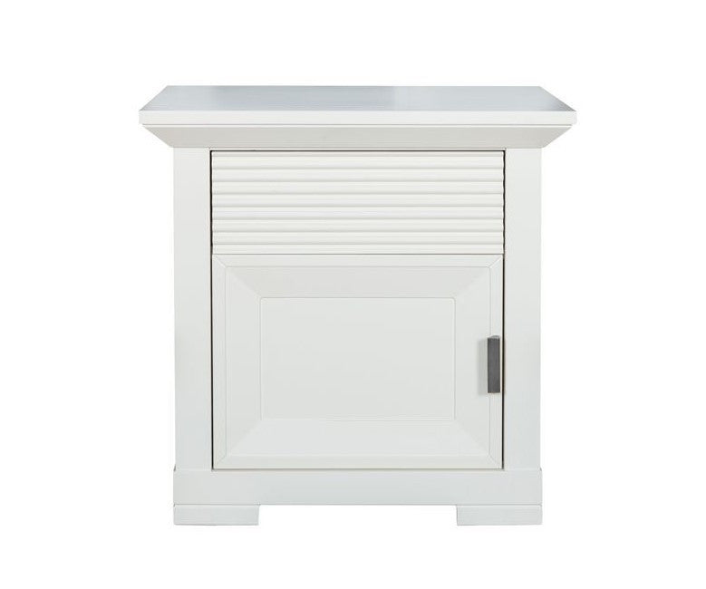 Set Dormitor Verona Bianco Cu Pat Tapitat, Dimensiune saltea 160 X 200 Cm, 2 Noptiere Si Dulap