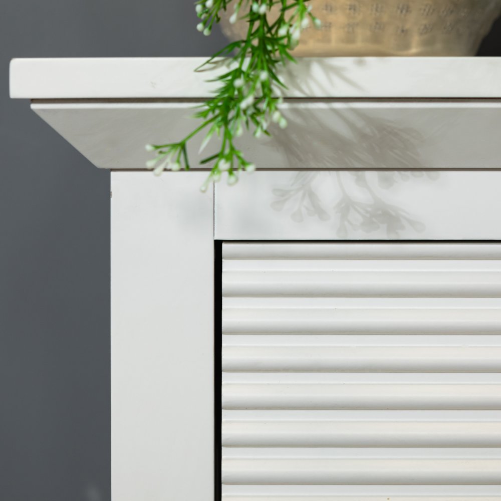 Set Dormitor Verona Bianco Cu Pat Tapitat, Dimensiune saltea 160 X 200 Cm, 2 Noptiere Si Dulap