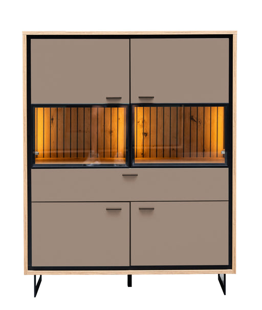 Comoda Bar 4 Usi Si 1 Sertar Sonata Clay 105 Cm
