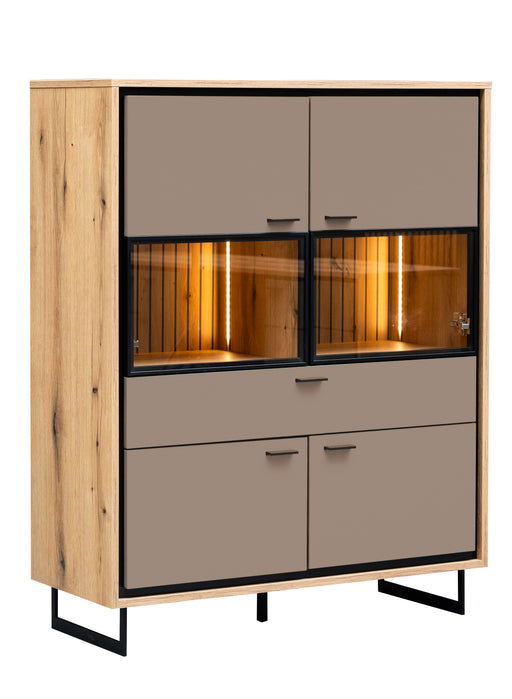 Comoda Bar 4 Usi Si 1 Sertar Sonata Clay 105 Cm