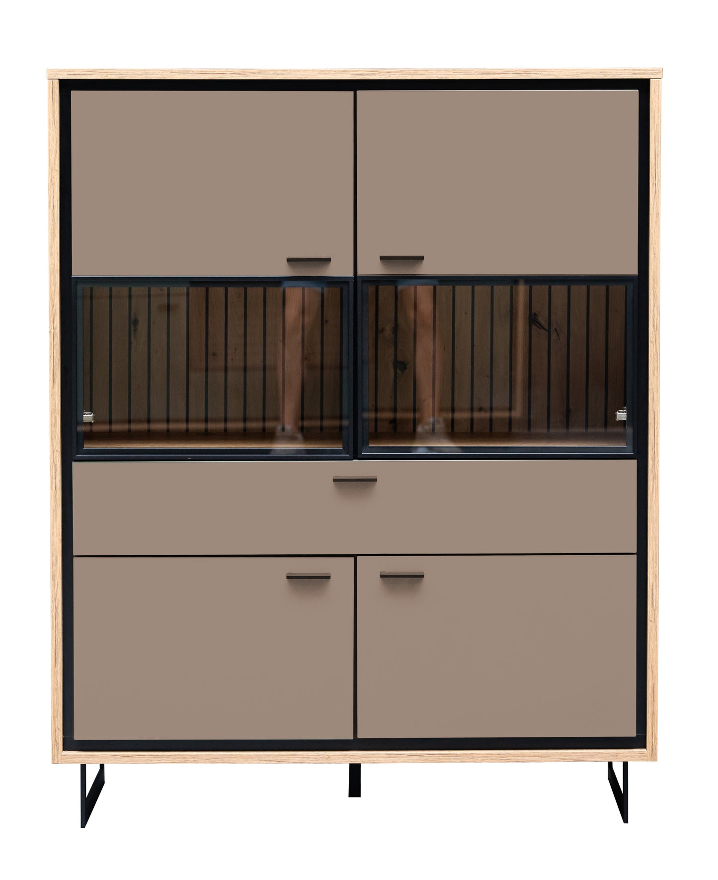 Comoda Bar 4 Usi Si 1 Sertar Sonata Clay 105 Cm