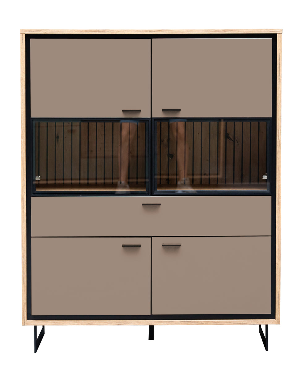 Comoda Bar 4 Usi Si 1 Sertar Sonata Clay 105 Cm
