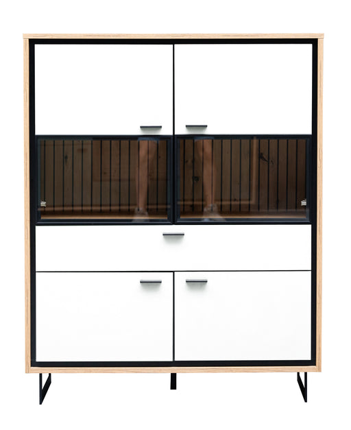Comoda Bar 4 Usi Si 1 Sertar Sonata Alb 105 Cm