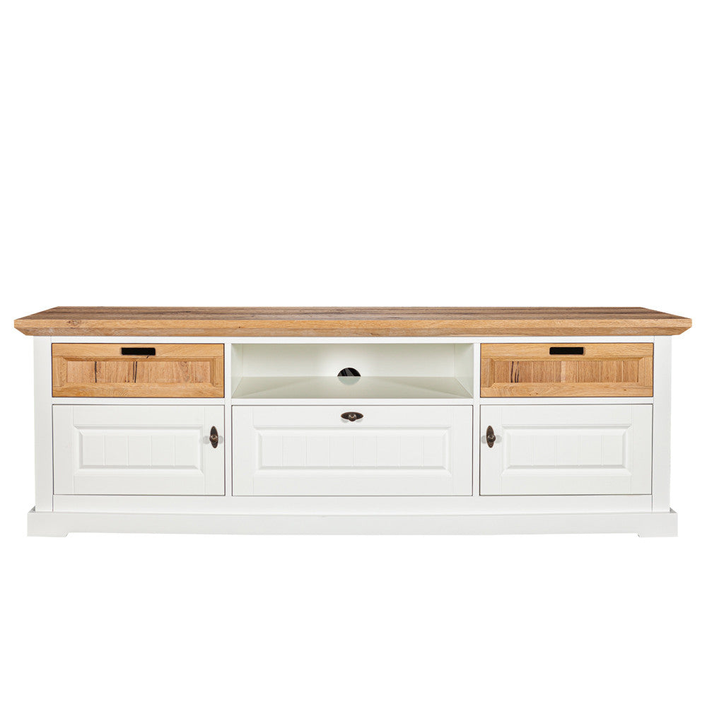 Set Living Tivoli Furniruit Alb Si Natur
