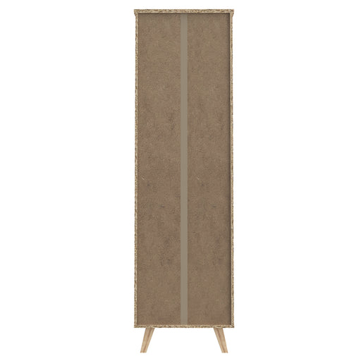 Etajera Mica Vankka, Stejar Pardosit Si Alb, 60 Cm