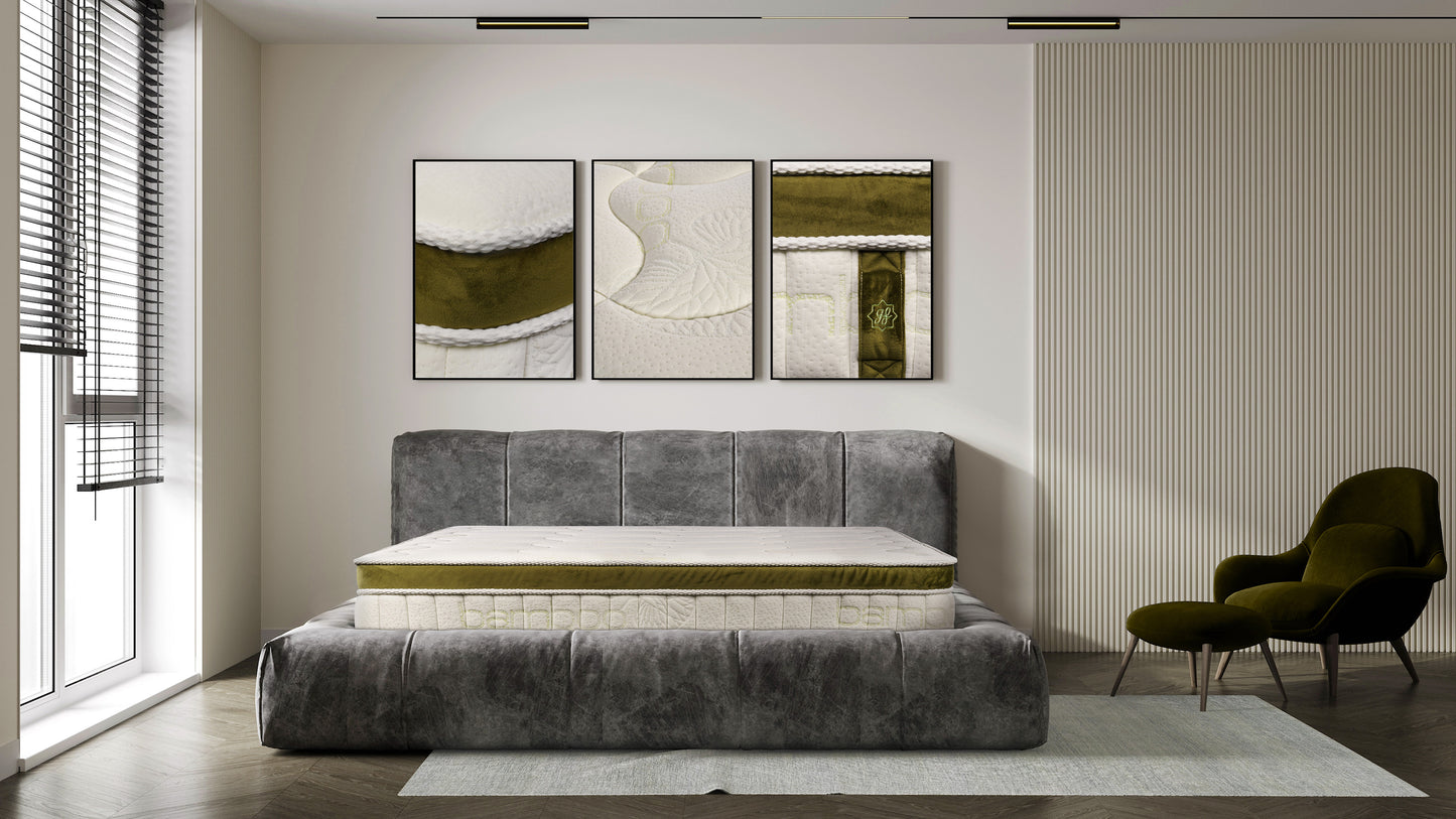 Saltea Nature Bambus, 200 x 200 Cm