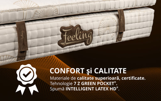 Saltea Feeling, Luxury Brown, 200 x 120 Cm