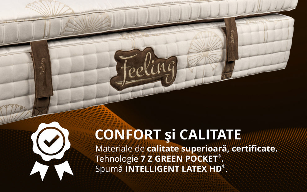 Saltea Feeling, Luxury Brown, 200 x 120 Cm