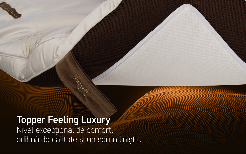 Saltea Feeling, Luxury Brown, 200 x 120 Cm