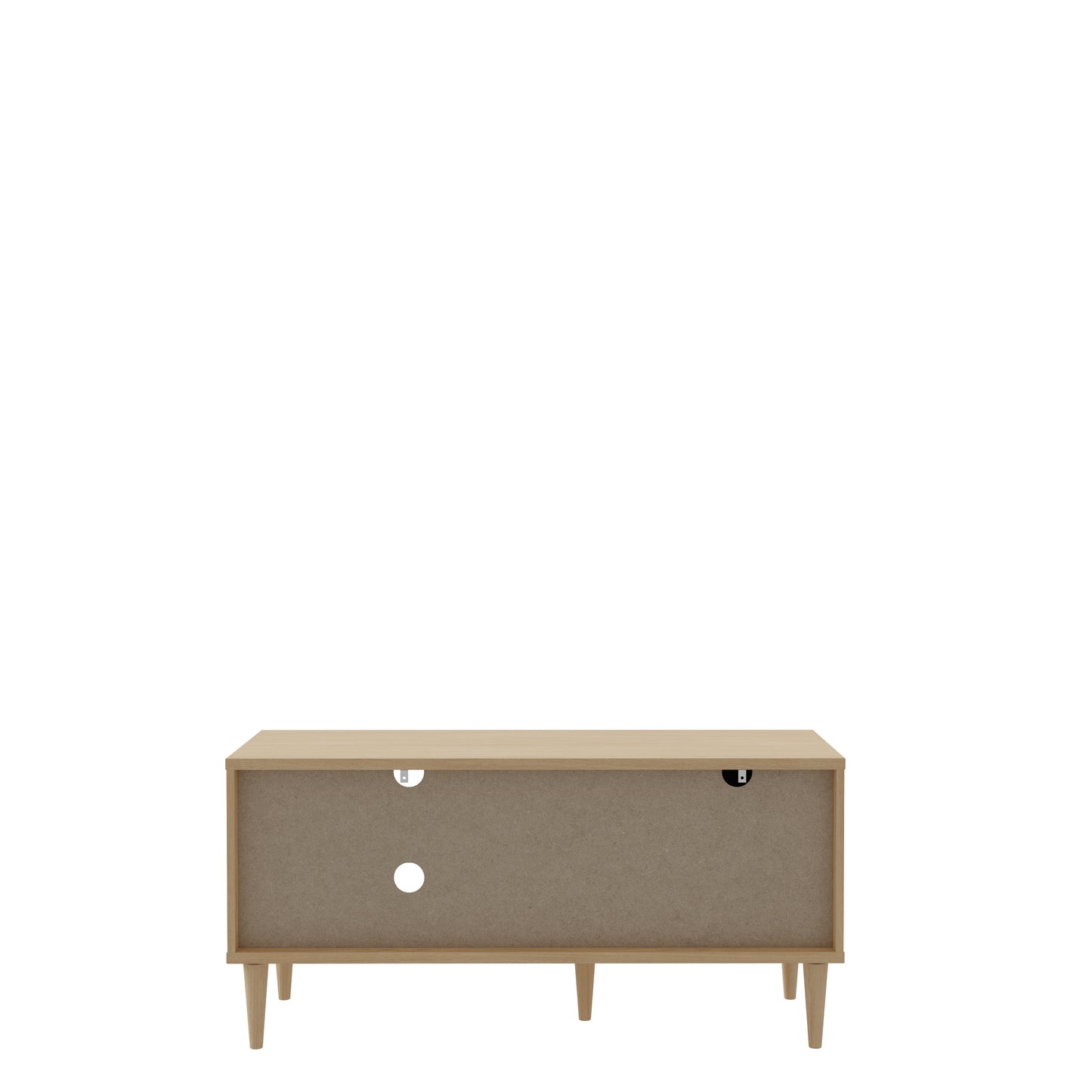Comoda TV 1 Usa Charleston, Stejar Elegancia Si Polyrattan,120.1 Cm
