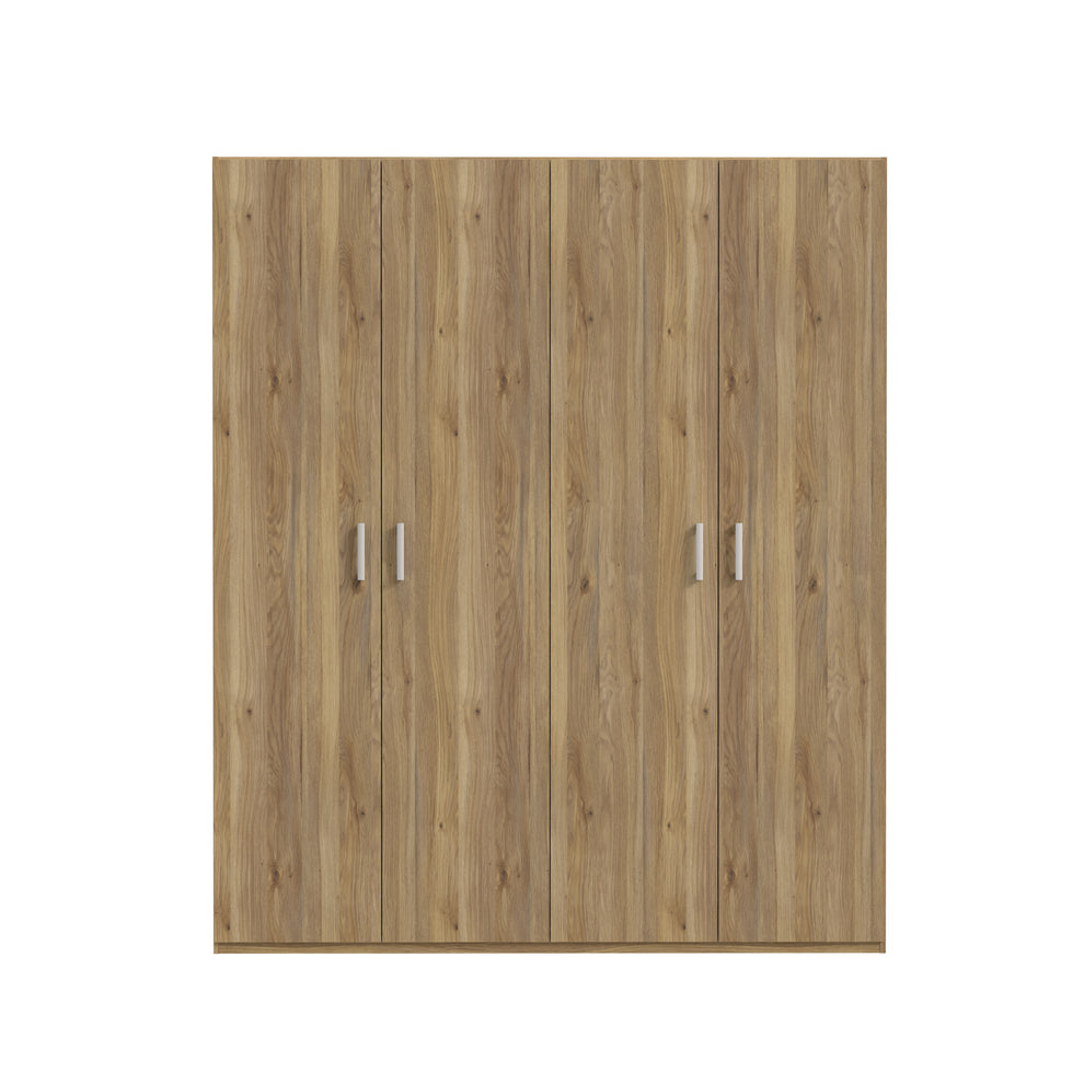 Dulap 4 Usi  Ecobest 2 Stejar Mauvella, 177.5 Cm