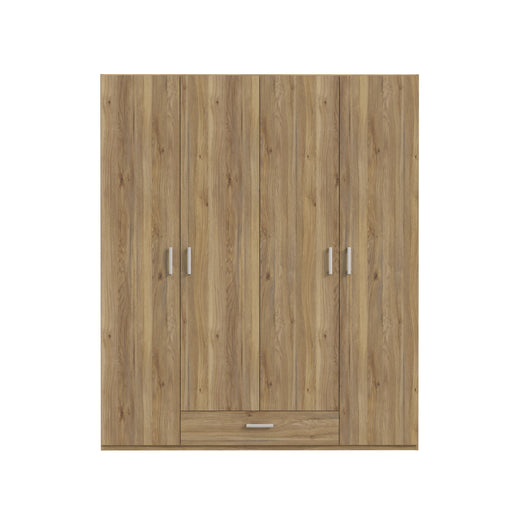 Dulap  4 Usi Si 1 Sertar Ecobest 2 Stejar, 177.5 Cm