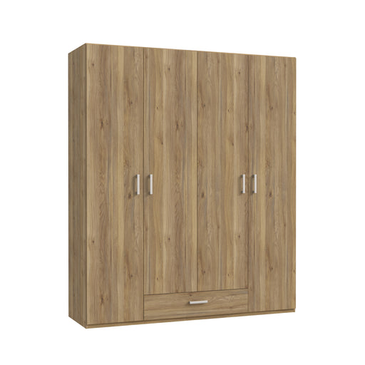 Dulap  4 Usi Si 1 Sertar Ecobest 2 Stejar, 177.5 Cm