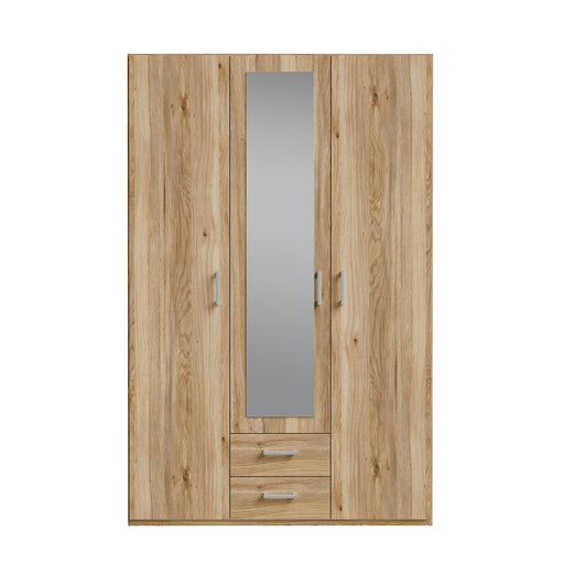 Dulap 3 Usi Si 2 Sertare Ecobest 2 Stejar Mauvella, 133.2 Cm