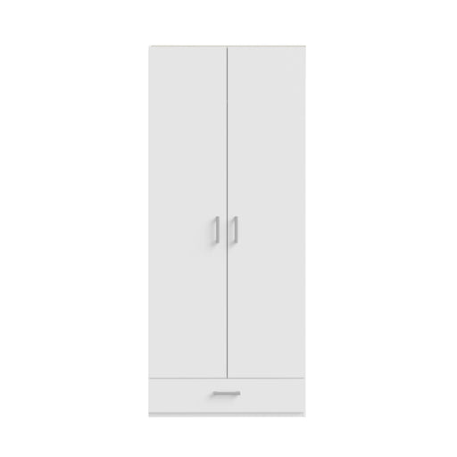 Dulap 2 Usi Si 1 Sertar Ecobest 2 Alb, 88.9 Cm