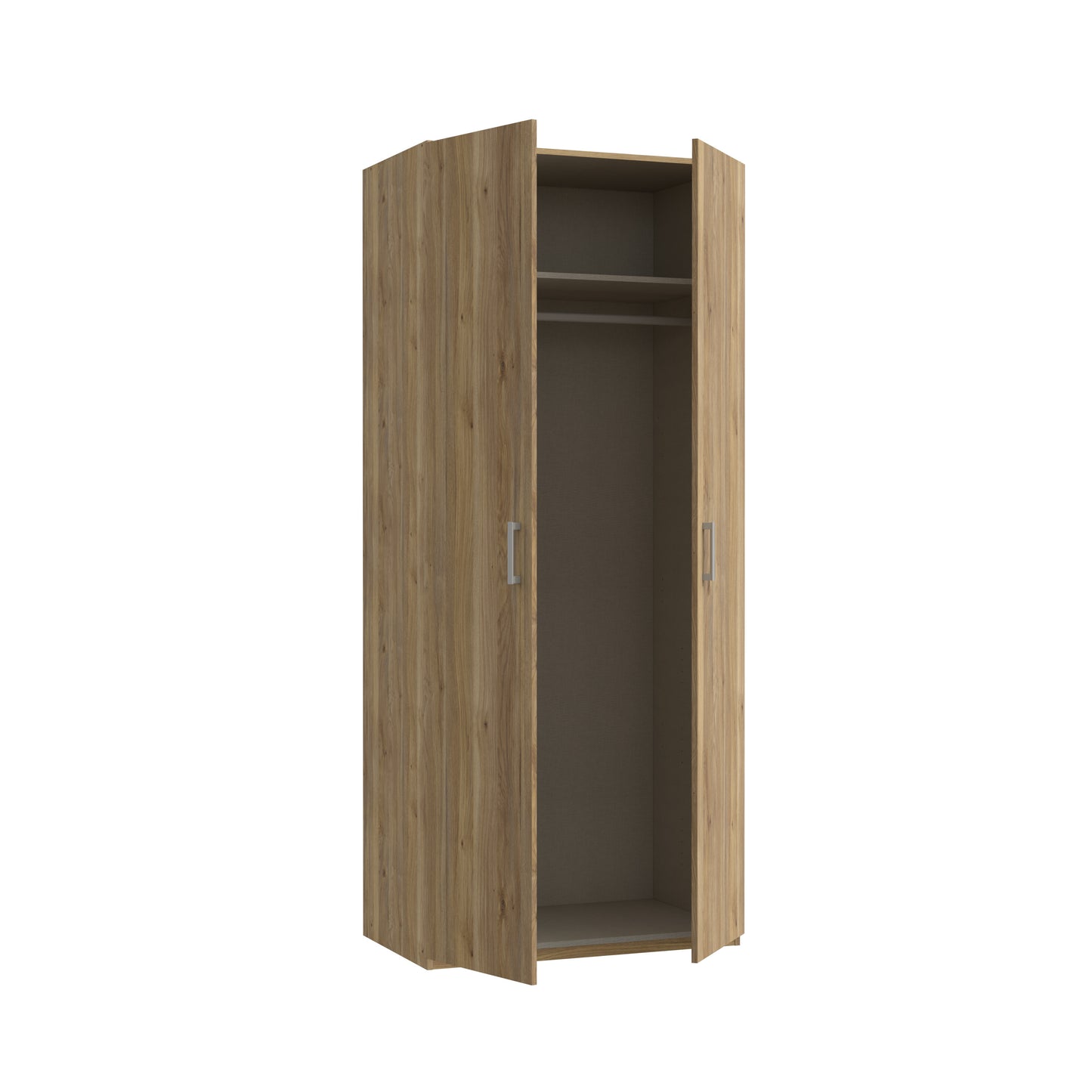 Dulap 2 Usi  Ecobest 2 Stejar Mauvella, 88.9 Cm