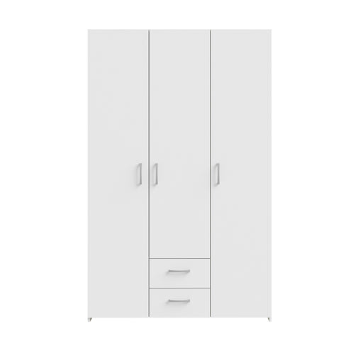 Dulap 3 Usi Ecobest Alb, 119.4 Cm